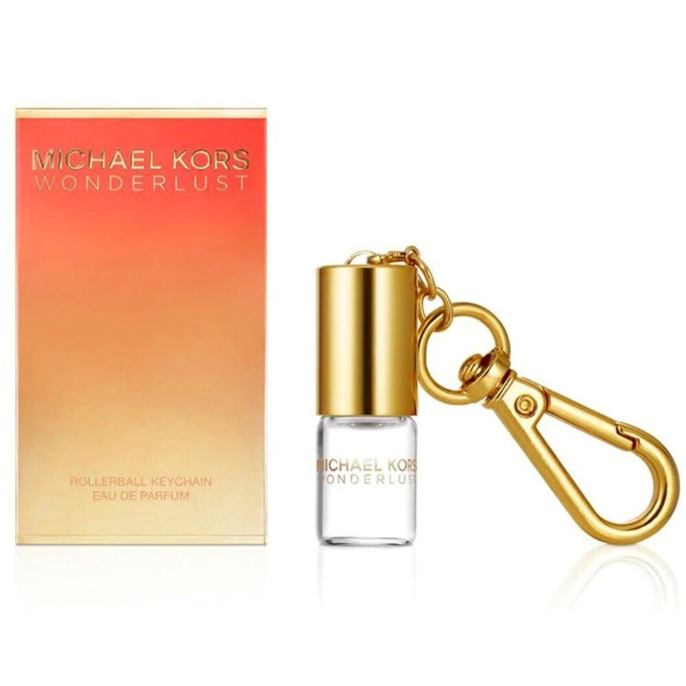 NIB MICHAEL KORS Wonderlust Eau De Parfum Rollerball Keychain
